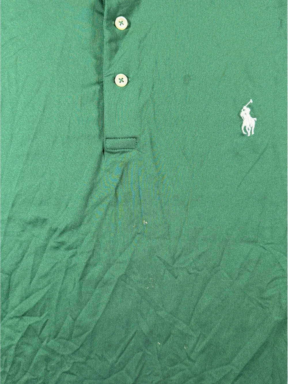 Polo Ralph Lauren Performance Classic Fit Green Polo Shirt Large